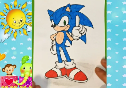 Как нарисовать Соника смотреть онлайн
