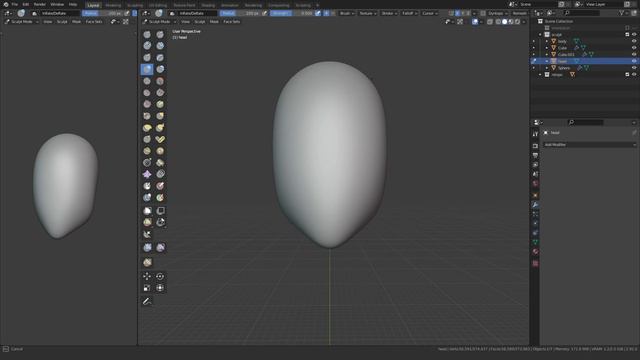 Blender Character Tutorial - Highschool Girl [1] - Head & Body Sculpting смотреть онлайн