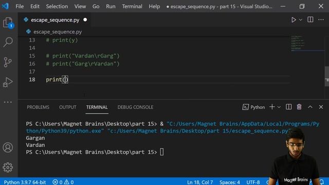 Artificial Intelligence Class 10 Unit 3 | Advance Python - Escape Sequences 2022-23 смотреть онлайн