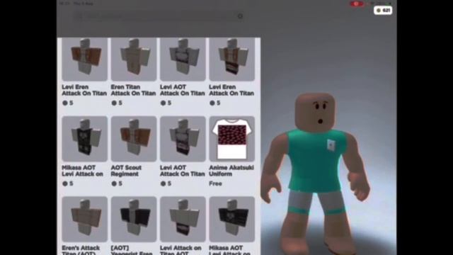 How to make Levi Ackerman (AOT) Anime *Cosplay* Avatar Roblox under 100 Robux смотреть онлайн