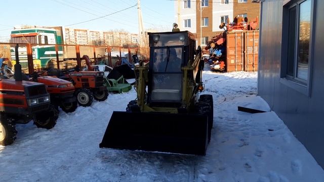 Японский погрузчик BOBCAT смотреть онлайн