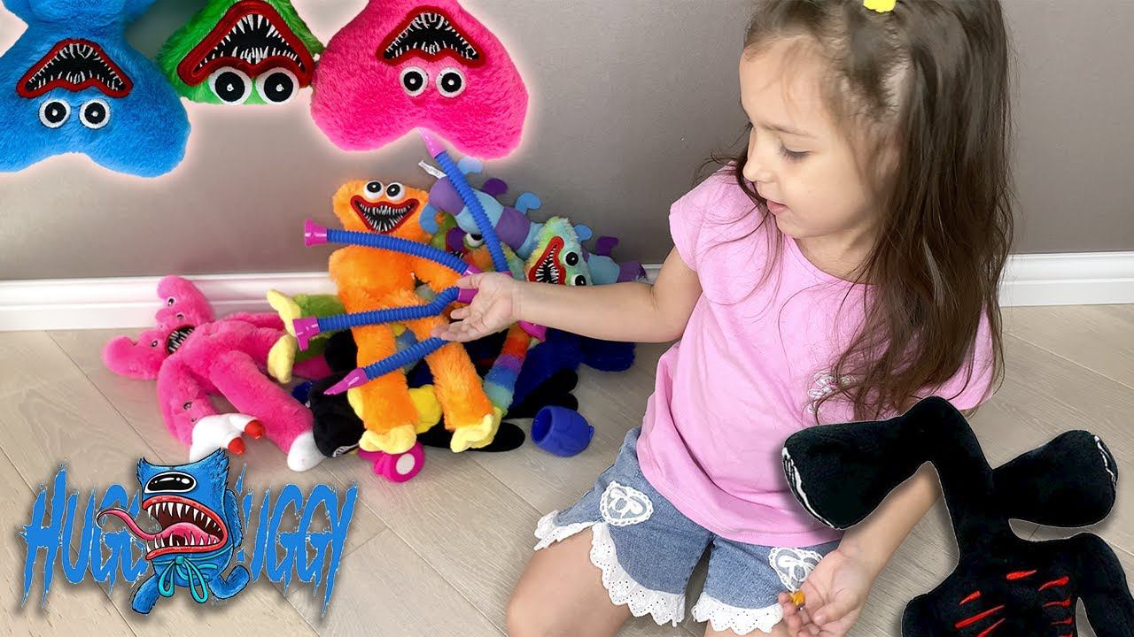 Собрали коллекцию Хагги Вагги | Такой ли он страшный?  #zlataVLOG #животные #хаггивагги #huggywuggy