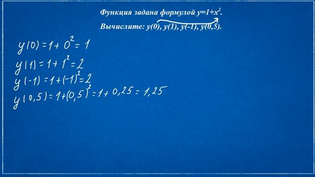 Алгебра 8 класс. Понятие функции смотреть онлайн