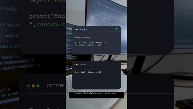 Generate Random Number Using Python | @cstricks #python #howto #pythonprogramming смотреть онлайн