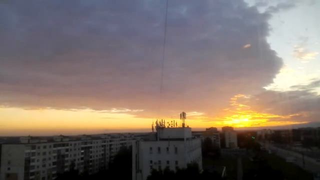 Рассвет в Саранске 12.06.2017 Timelapse смотреть онлайн