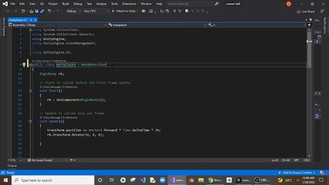 The script don't inherit a native class that can manage a script in unity solved смотреть онлайн