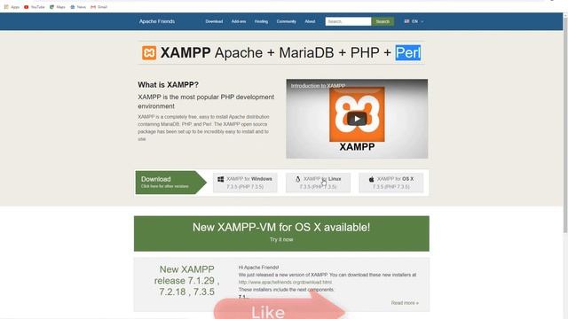 How to install PHP | XAMPP installation on windows смотреть онлайн