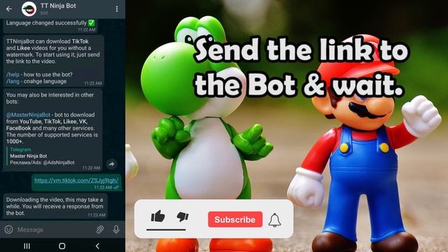 How to download TikTok videos without watermark with a Telegram Bot | by Bemro смотреть онлайн