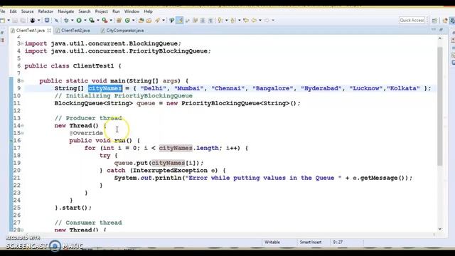 PriorityBlockingQueue in Java | Internal Working of PriorityBlockingQueue in Java смотреть онлайн