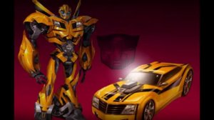 Бамбли из мультика Трансформеры Прайм