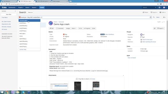 Testing Galaxy. Вебинар JIRA смотреть онлайн