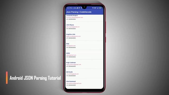 Android JSON Parsing Tutorial | CodeDecode смотреть онлайн