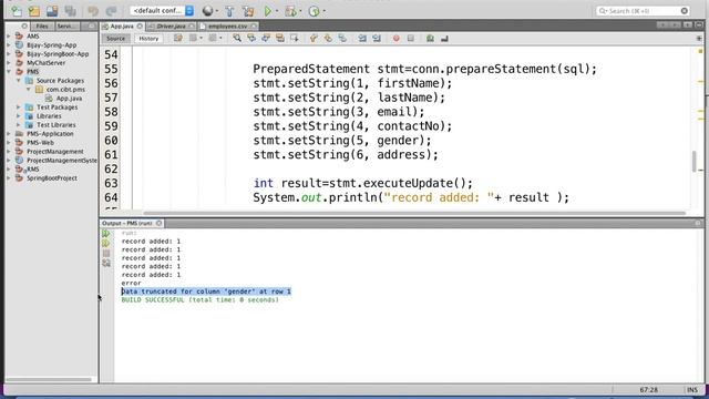 Java Database Mysql with CSV Import using various Design Patterns смотреть онлайн