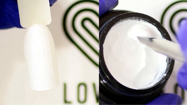 NEW гель-паста Lovely 001 - Белый цвет | Объемный дизайн ногтей