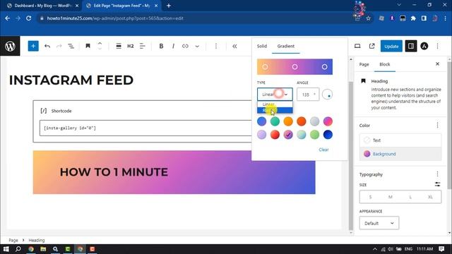 How to add a Gradient to your Wordpress Site Background Block Editor 2024 смотреть онлайн