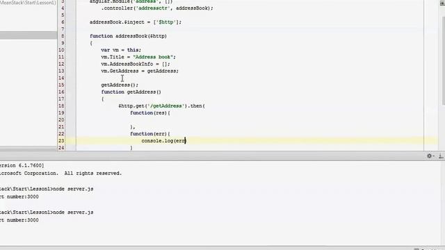 (4/6) Mean Stack: AngularJs & Mongodb connection смотреть онлайн