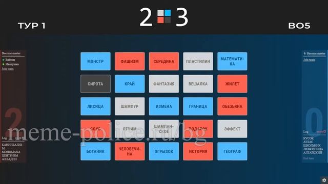 CODE NAMES TOURNAMENT - ПОСЛЕДНИЕ ИГРЫ ПЕРВОГО КРУГА смотреть онлайн