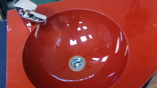 Умывальник из красного мрамора - продажа технологии жидкий мрамор смотреть онлайн