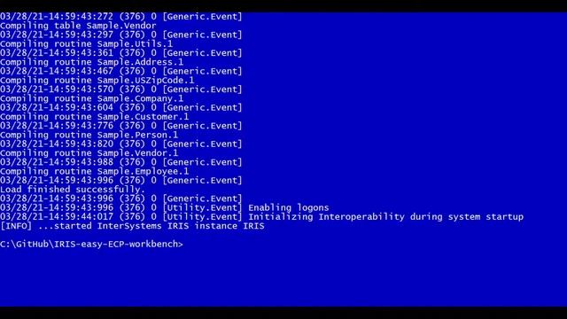 InterSystems IRIS easy ECP workbench смотреть онлайн