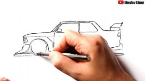 Как нарисовать БМВ М3 | BMW drawing