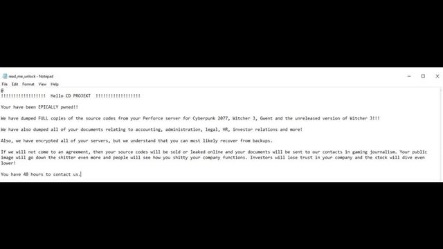 Projekt Red...Hacked!??!?!! смотреть онлайн