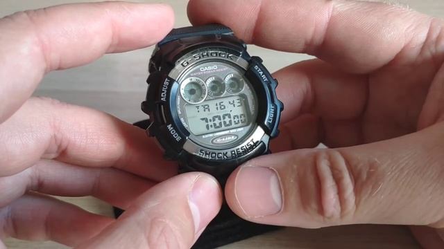 Часы Casio G-Shock GL-110 G-Lide / Обзор и настройка смотреть онлайн