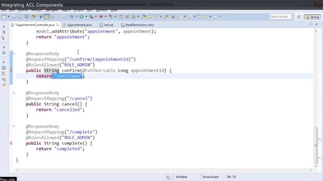 Spring Security 47 Integrating ACL Components смотреть онлайн