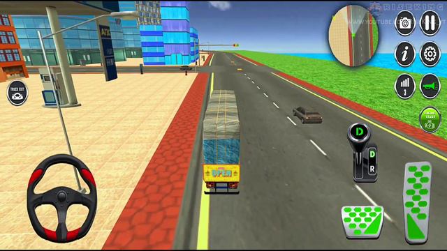 City Transport Indian Truck Simulator 3D Gameplay- Cargo Truck Simulator- Android Games Part-2 смотреть онлайн