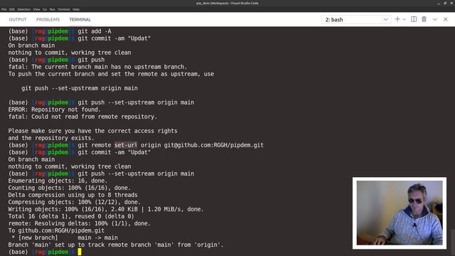 GitHub Support for password authentication was removed (August 13, 2021) - Solution смотреть онлайн