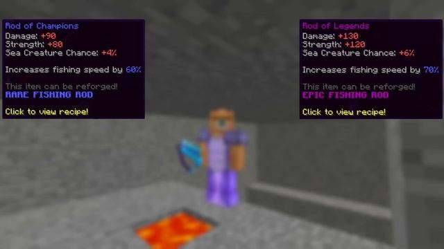 The Best Lava Fishing Guide - How To Make Money Early Game in Hypixel Skyblock смотреть онлайн