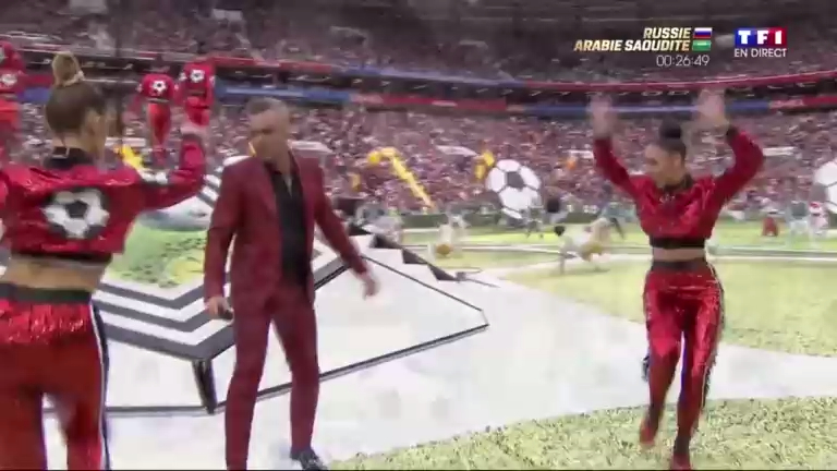 Robbie Williams - Opening Ceremony World Cup 2018 (14 June 2018) смотреть онлайн