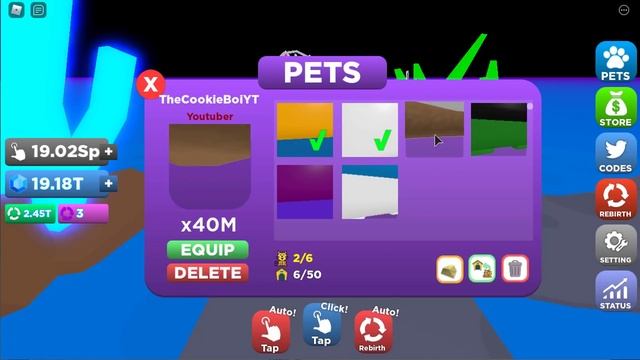 5 New Giant Super YOUTUBER Pet Codes + New AURA Update in Tapping Horror Clicker Simulator! [Roblox смотреть онлайн