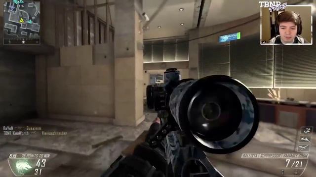 "SILENCED SNIPER RAGE!" - Dream Team v83 - w/ TBNRfrags - Call of Duty: Black Ops 2 (BO2) смотреть онлайн