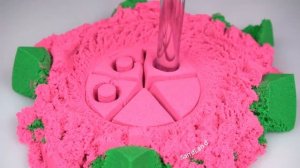 АСМР видео с песком: интересные эксперименты с кинетическим песком