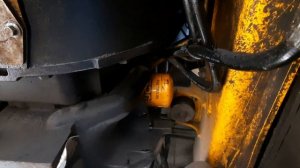 JCB 3 CX  меняю масло Т.О.