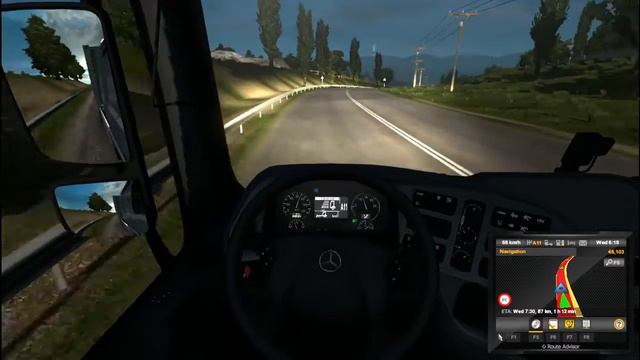 Euro Truck Simulator 2 S2E4 Mercedes - Benz Actros Mp3 | Vinegar Esbjerg - Sheffield смотреть онлайн