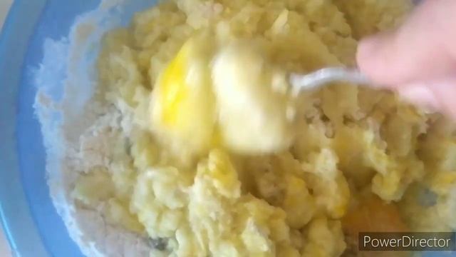 Кабачково- картофельные оладьи