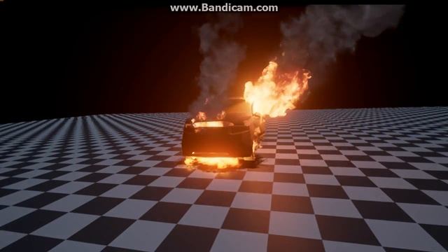 Unreal Engine 4 Particle effect - Burning Car смотреть онлайн