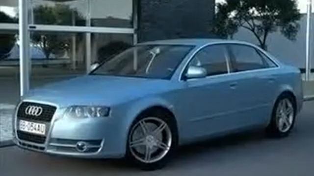 3D Model Audi A4 (2005) Review смотреть онлайн