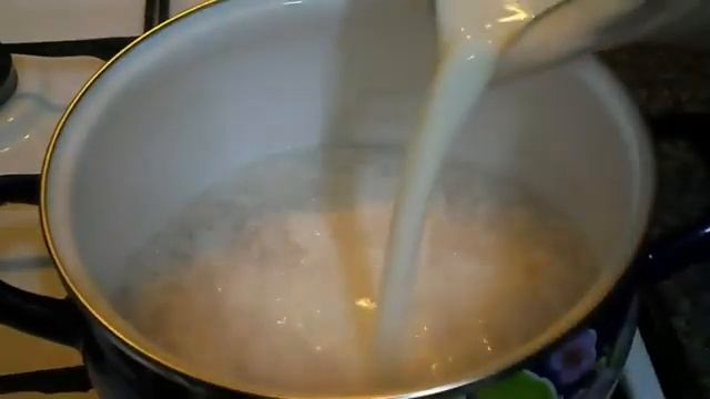 Молочный суп с рисом