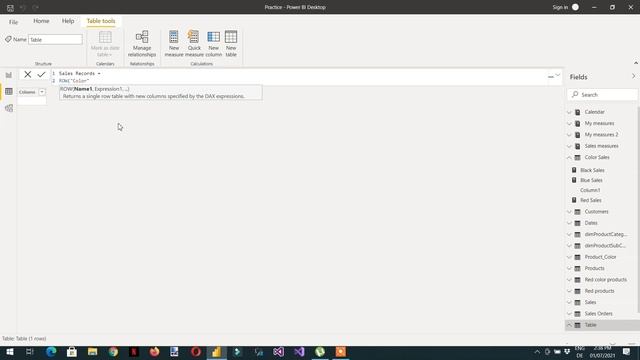 How to transpose dax measures in Power BI using ROW and Union function- 53 (Power BI Training) смотреть онлайн
