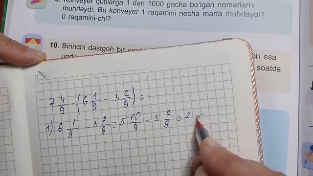 4~sinf Matematika 98~dars