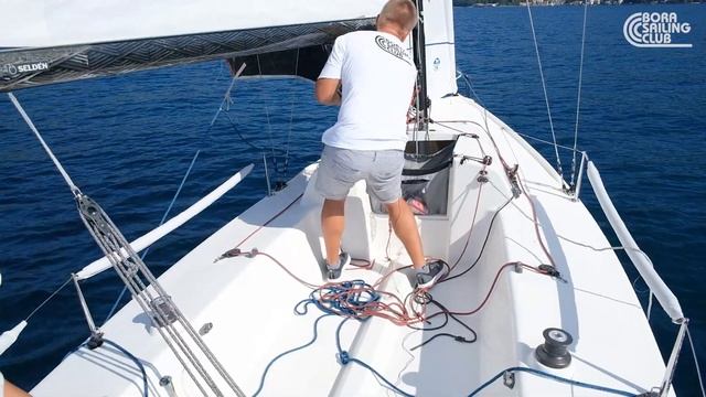 Генакер на J70. Гоночные приёмы. смотреть онлайн
