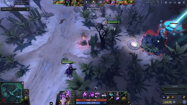 Void Spirit Safe Lane Gameplay - Patch 7.23d (Dota 2 Gameplay) смотреть онлайн