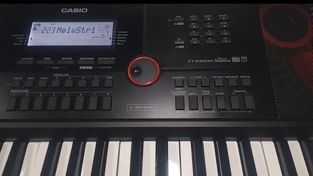 Casio CT-X3000 Upper Layer