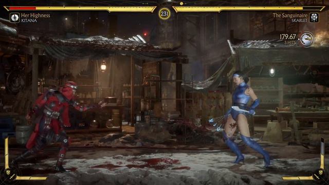 Kitana v Skarlet - 3/5 AI Fight (Part 1) - Mortal Kombat 11 смотреть онлайн