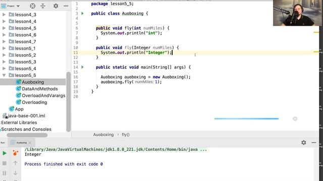 35 3 Автобоксинг при перегрузке методов в Java смотреть онлайн