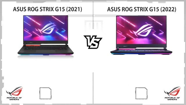 ASUS ROG STRIX G15 2022 VS ASUS ROG STRIX G15 2021 смотреть онлайн