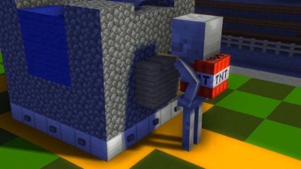 Школа Монстров ХЕРОБРИН ПОХИТИЛ УЧЕНИКОВ - Майнкрафт Анимация