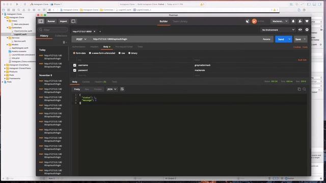Swift: Instagram Clone - Linking Login Screen (Part 5) смотреть онлайн